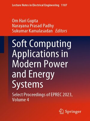 cover image of Soft Computing Applications in Modern Power and Energy Systems